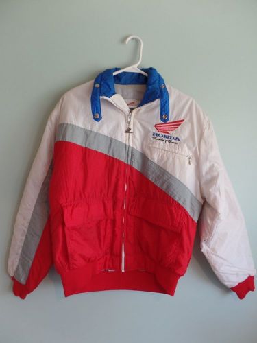 Vintage honda racing team jacket- mechanic - cr elsinore motocross mx armha