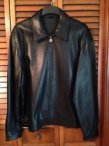 New vintage &#034;made exclusively for mercury marauder owners&#034; leather jacket xl