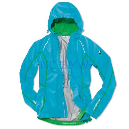 Bmw genuine life style athletics ladies wind jacket blue xs extra small 2361102