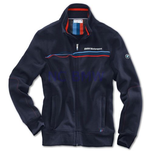 Bmw genuine life style motorsport men s sweat jacket black s small 2285844