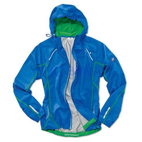 Bmw factory mens athletics wind jacket xl extra large blue 80142361070