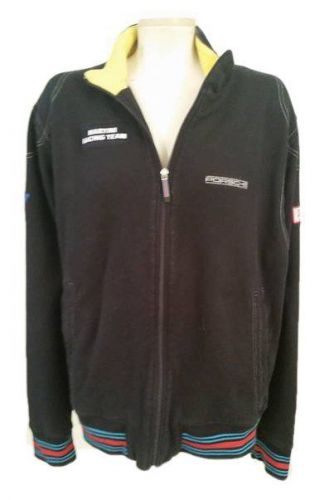 Porsche design martini racing team sweat jacket men&#039;s jacket x-large black