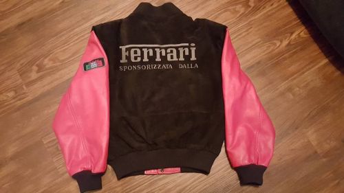 Ferrari magneti marelli vintage leather jacket  f458 f550  testorossa v12 f355