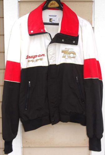 1990 snap-on tools 70th anniversary lined nylon jacket m medium 25 years ago !