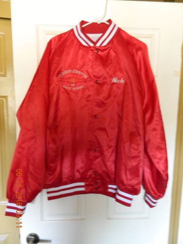 Vintage embroidered jacket classic chevy&#039;s of san diego club  beautiful!