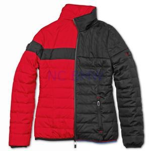 Bmw genuine life style m ladies reversible jacket red - black l large 2289023