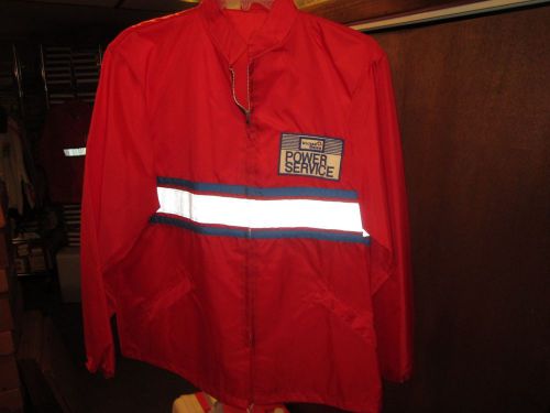 Vintage delco power service windbreaker jacket xl